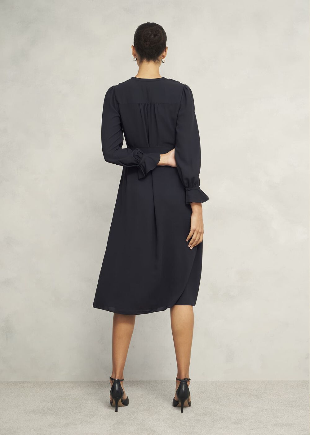 Maisie Dress, Hobbs Black, hi-res