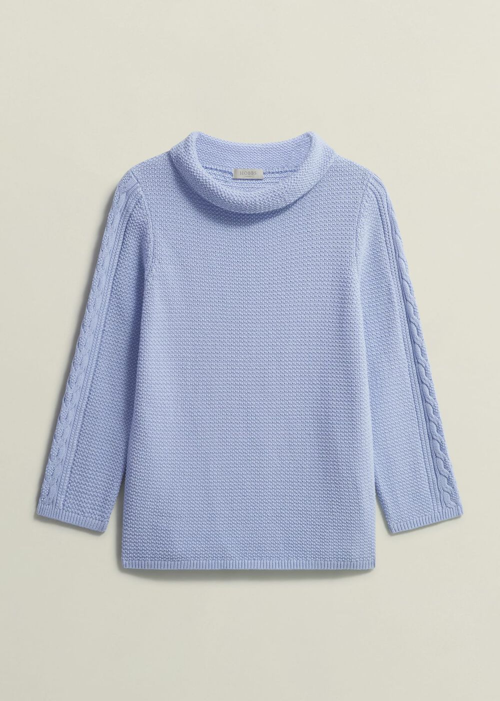 Camilla Cotton Sweater, Muscari Blue, hi-res