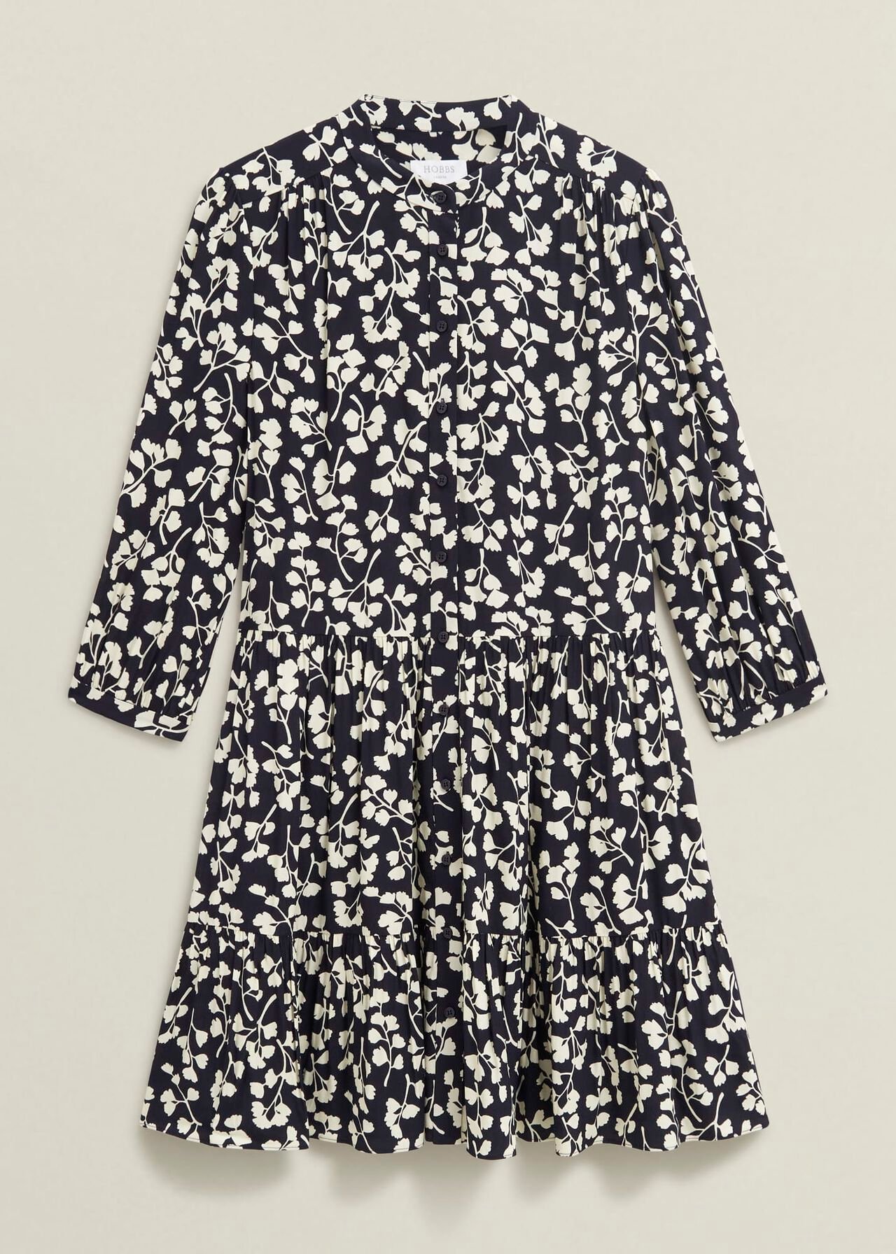 Lacey Dress, Navy Cream, hi-res