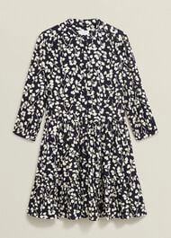 Lacey Dress, Navy Cream, hi-res