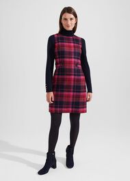 Lara Merino Wool Roll Neck Sweater, Navy, hi-res