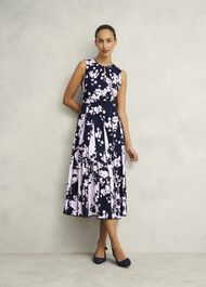 Petite Angelica Dress, Midnight Pink, hi-res