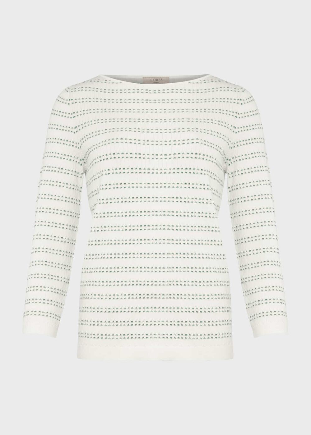 Robin Jumper, Ivory Green, hi-res
