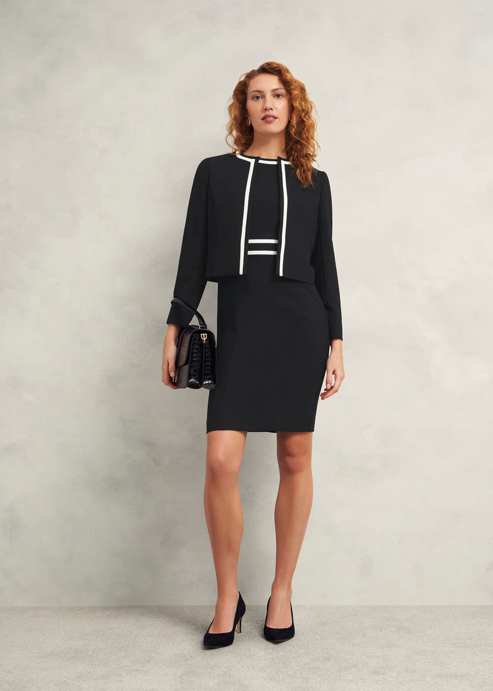 Petite Nory Jacket, Black Ivory, hi-res