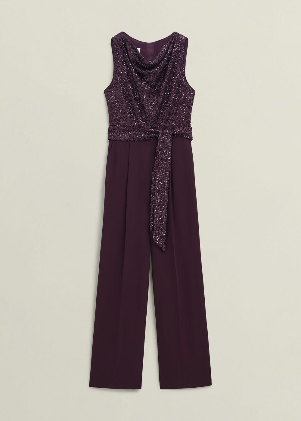 Zuri Jumpsuit, Onyx Red, hi-res