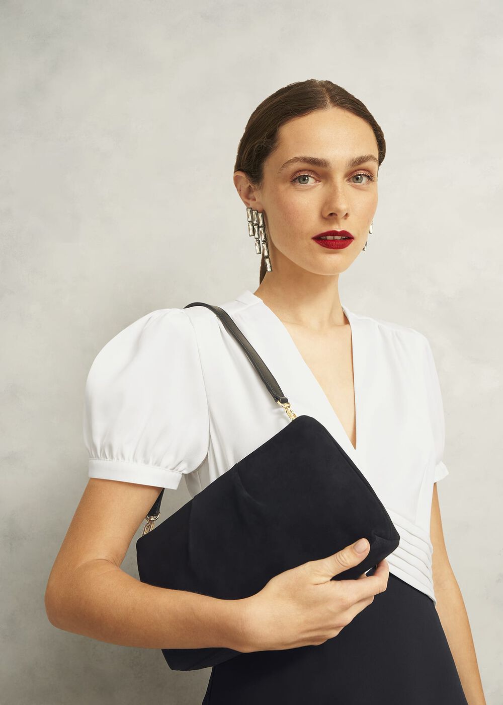 Clifton Clutch, Black, hi-res