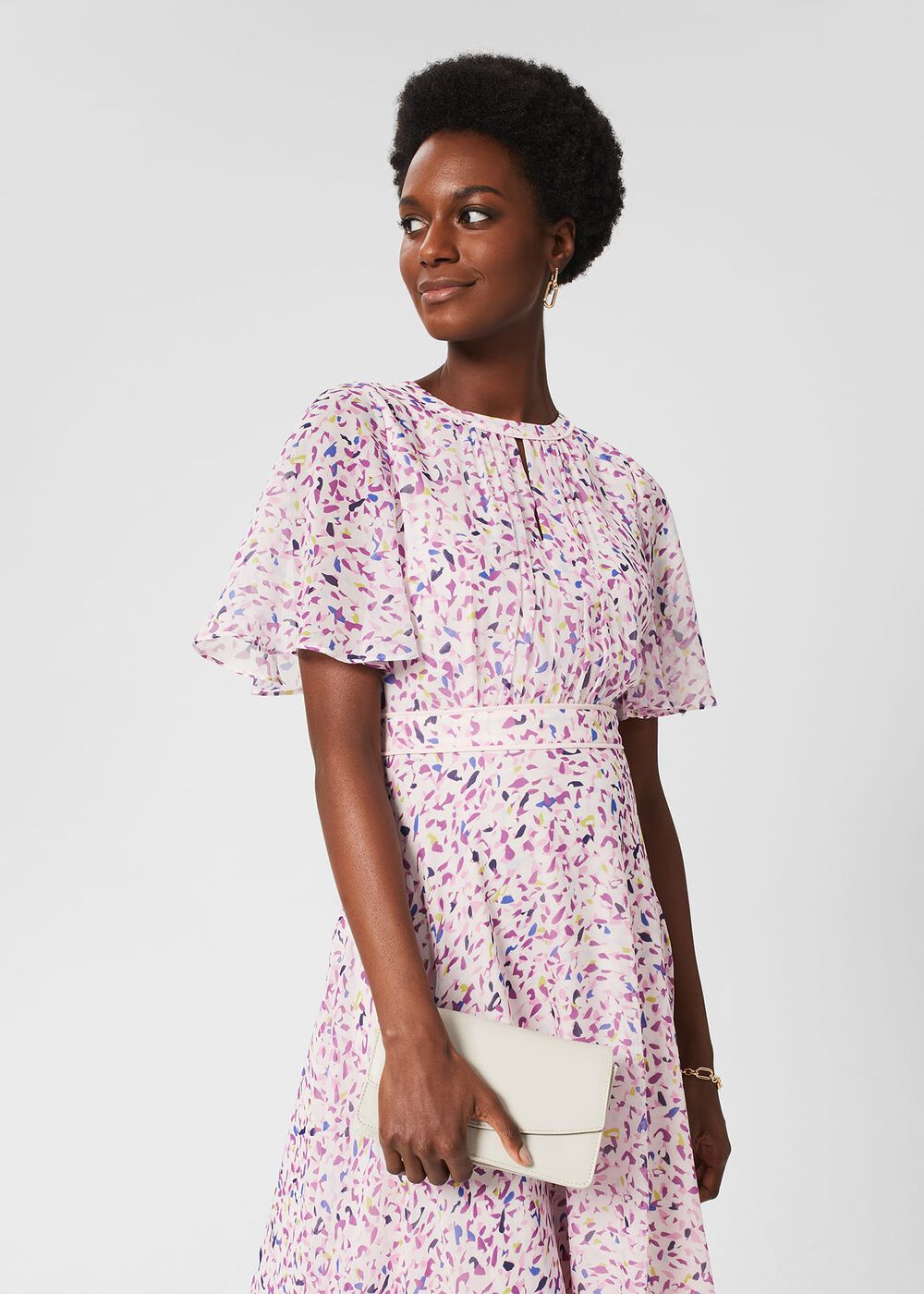 Kensington Clutch, Ivory, hi-res