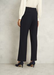 Ivy Straight Pants, Navy, hi-res
