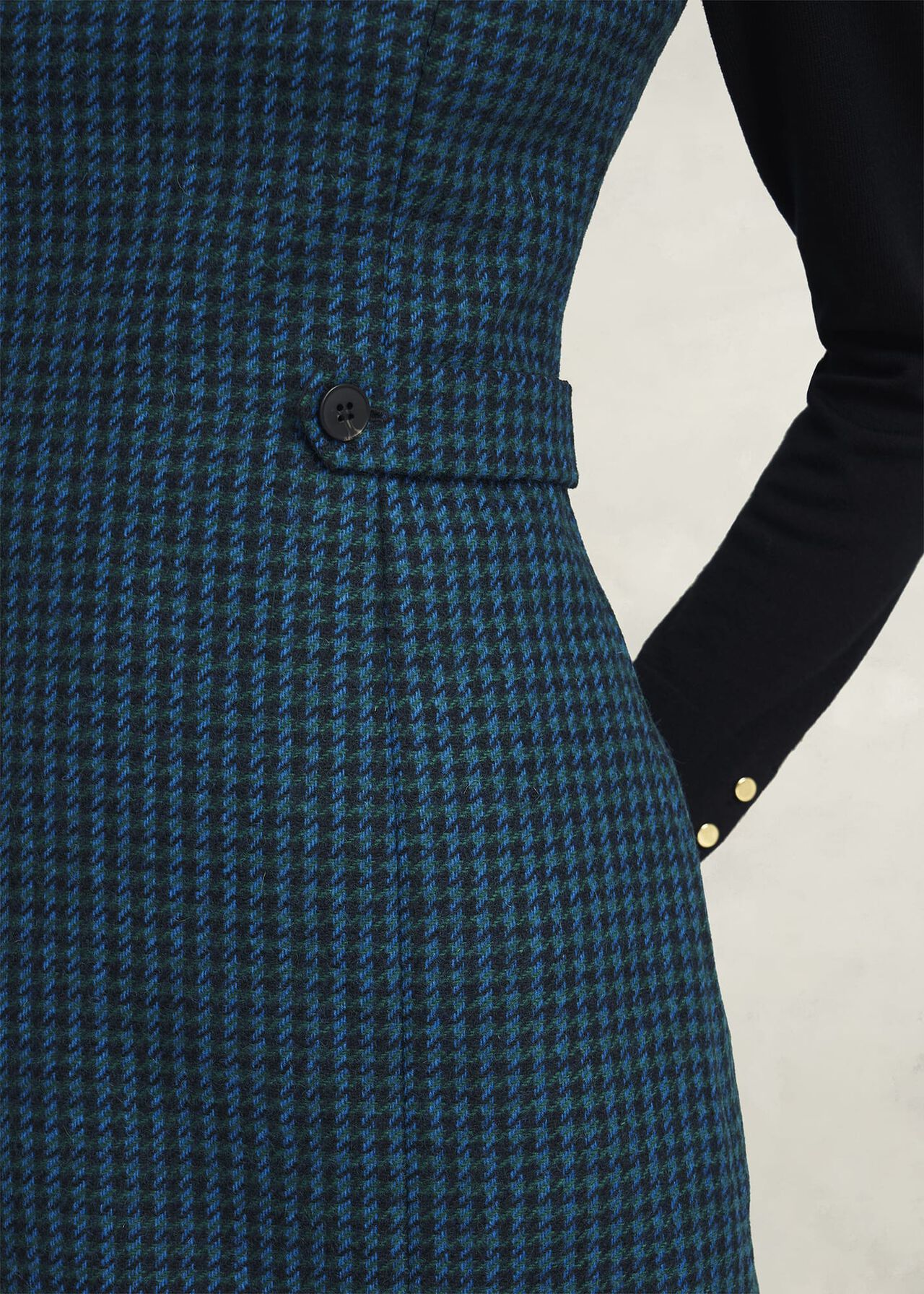 Sariah Wool Dress, Green Multi, hi-res