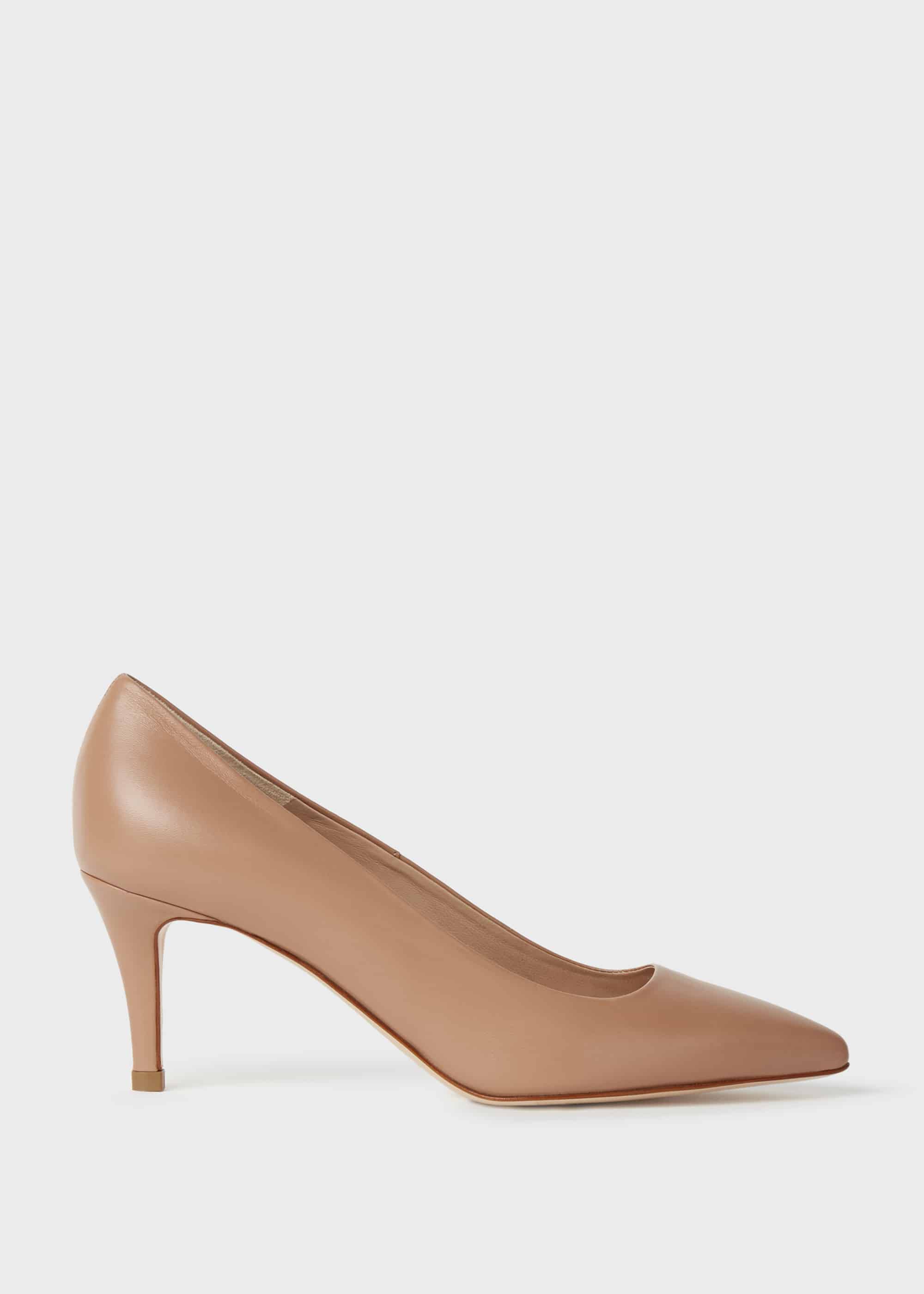 Elouise Leather Stiletto Court Shoes 