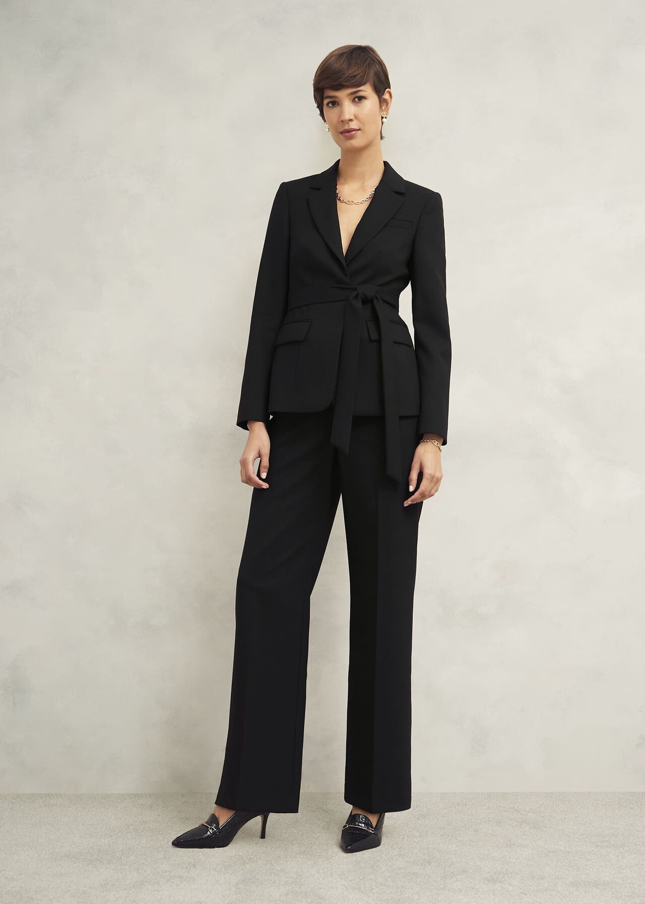 Casey Trousers With Wool, Black, hi-res