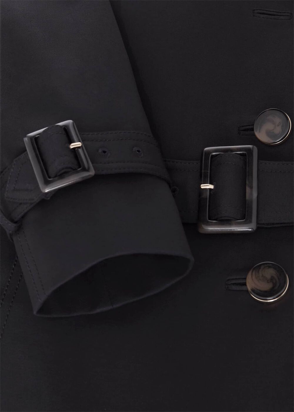 Mira Trench, Black, hi-res