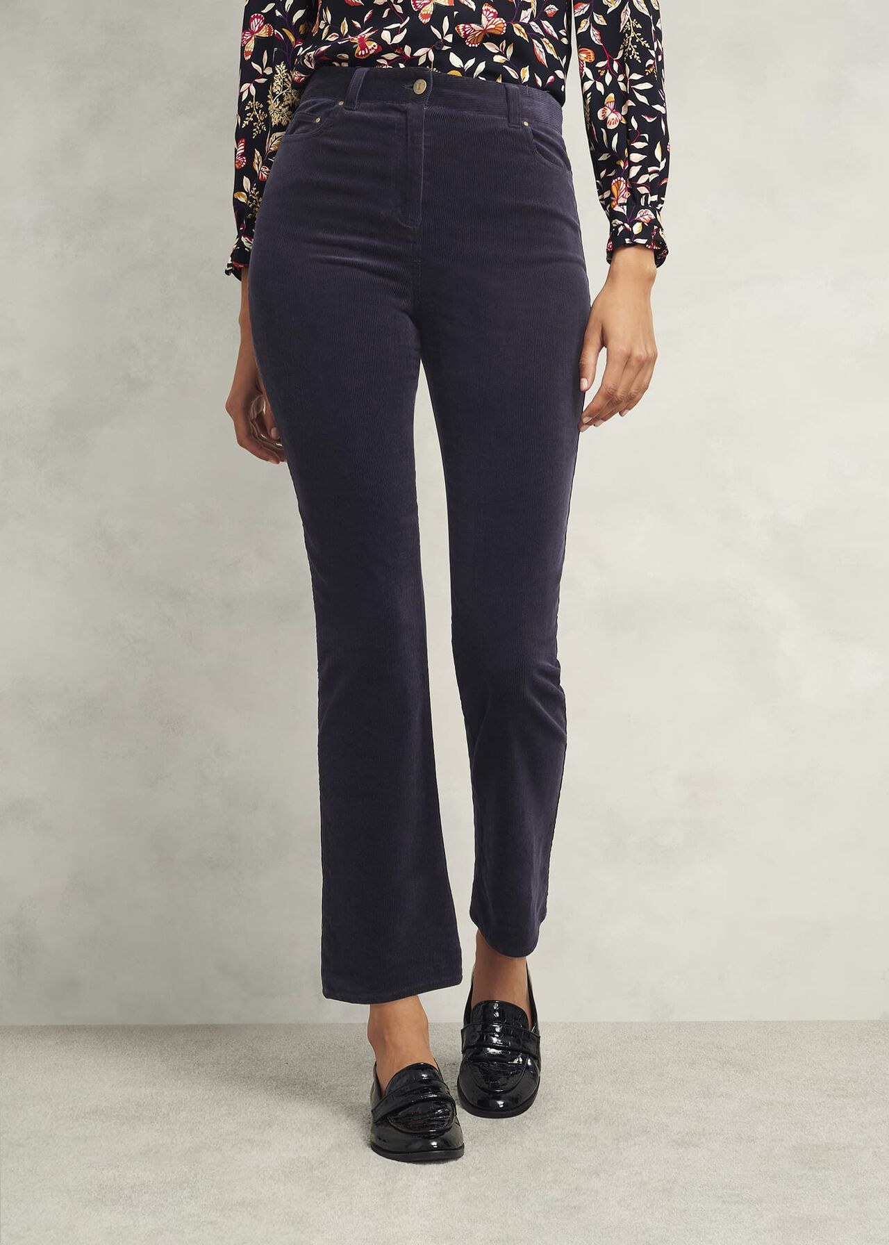 Hampstead Cord Pants, Navy, hi-res
