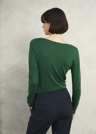 Perla Merino Wool Sweater, Agate Green, hi-res