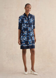 Marciella Dress, Navy Multi, hi-res