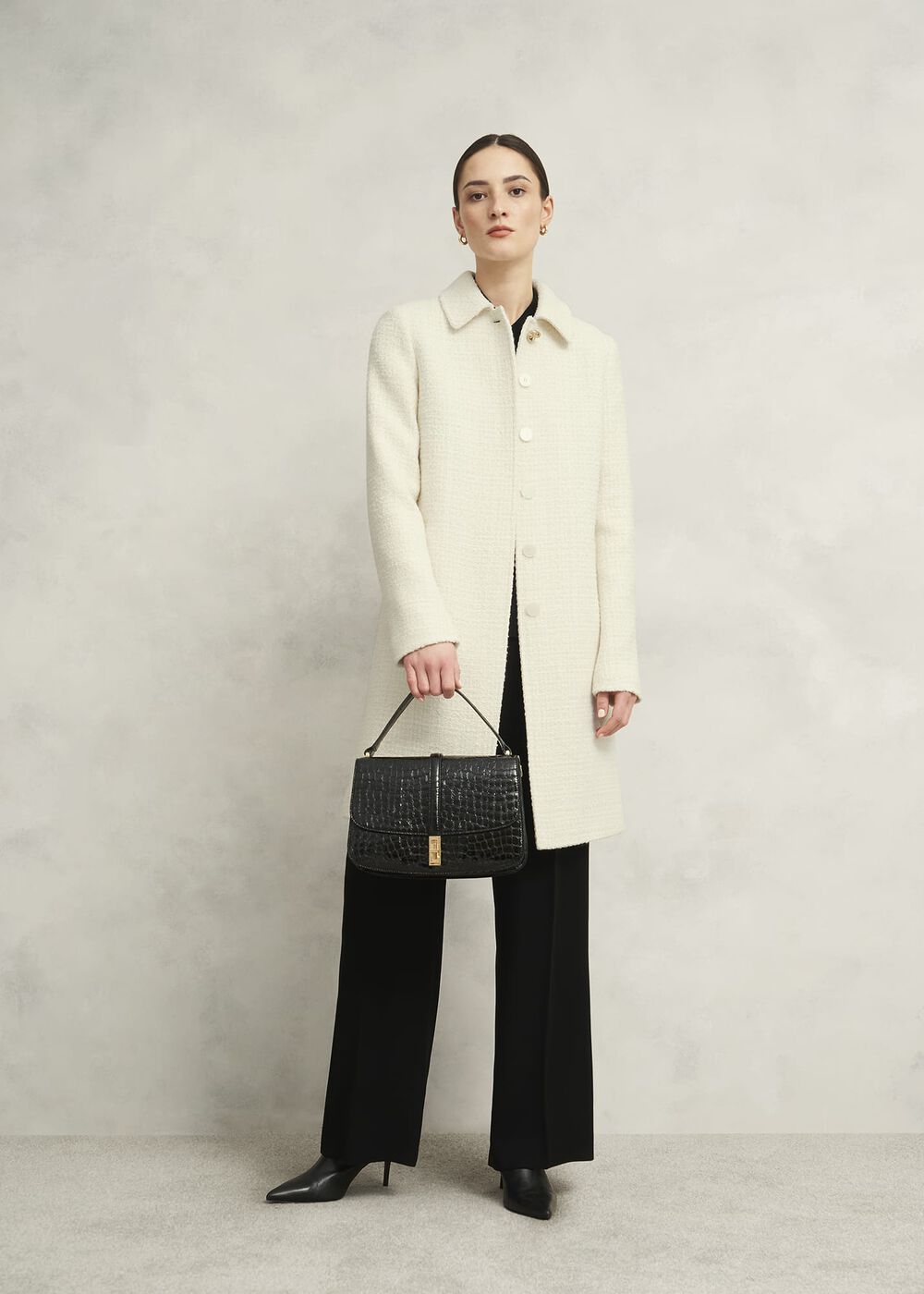 Saffie Coat, Ivory, hi-res