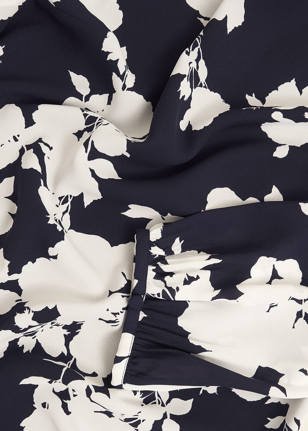 Petite Liana Floral Dress, Midnight Ivory, hi-res