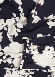 Petite Liana Floral Dress, Midnight Ivory, hi-res