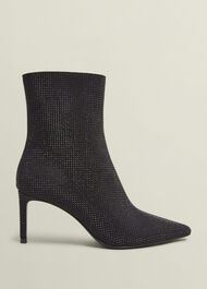 Cassia Ankle Boots, Black, hi-res