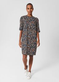 Iza Tunic Dress, Black Multi, hi-res