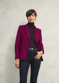 Petite Hackness Jacket, Pink, hi-res