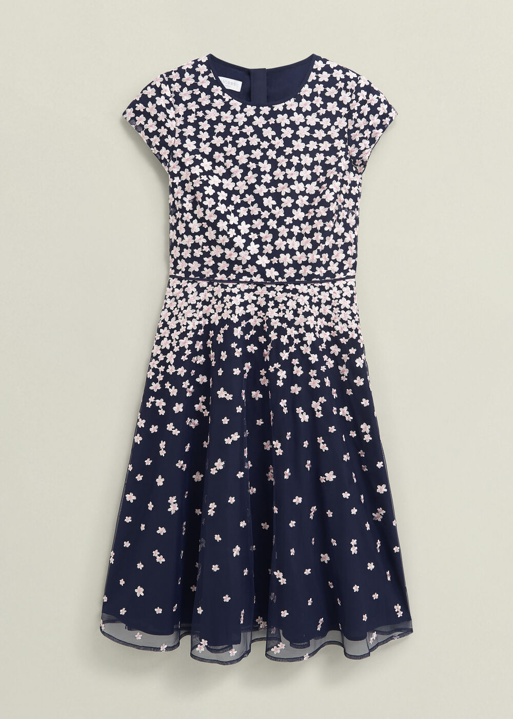 Betty Embroidered Dress , Midnight Pink, hi-res