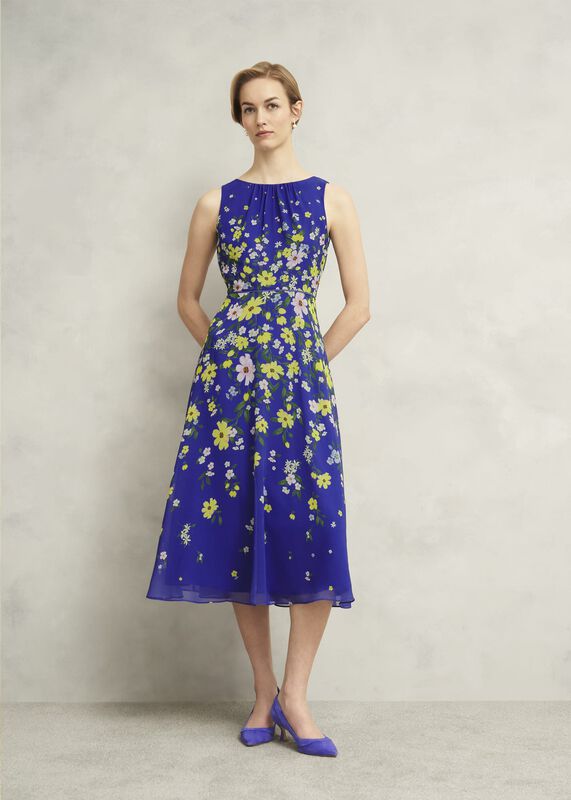 Petite Carly Gathered Neck Dress
