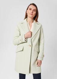 Lillie Coat, Green Ivory, hi-res