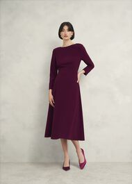 Leonora Dress, Warm Plum, hi-res