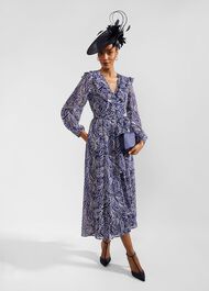 Rosana Dress, Navy Blue Multi, hi-res