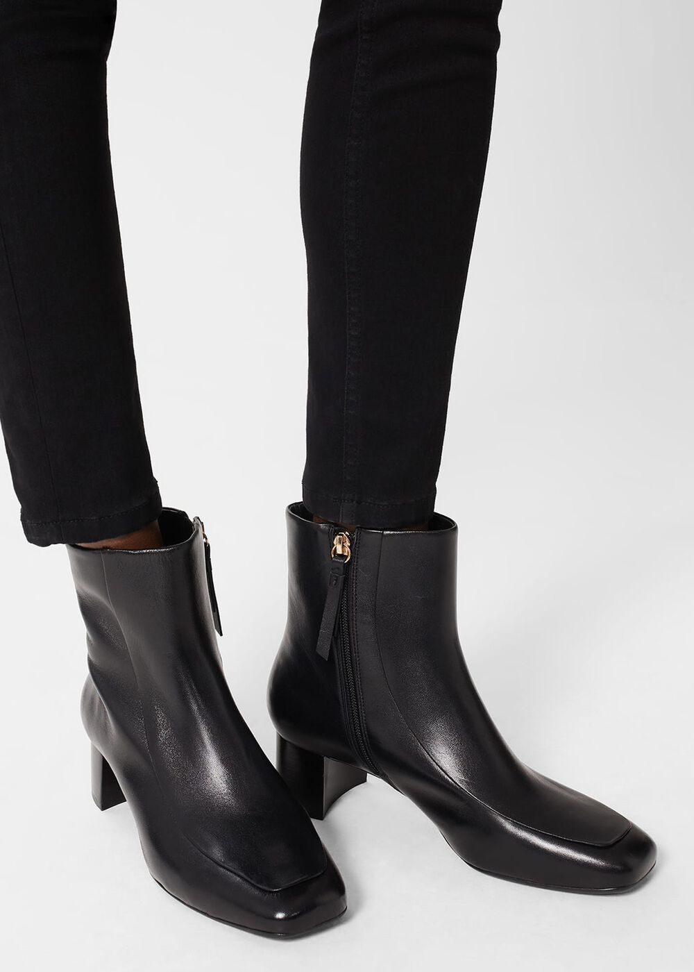 Ottilie Ankle Boots, Black, hi-res