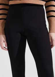 Peggy Ponte Pants, Black, hi-res