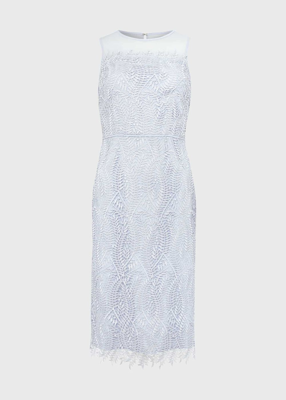 Adela Lace Shift Dress, Pale Blue, hi-res