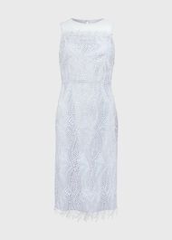 Adela Lace Shift Dress, Pale Blue, hi-res