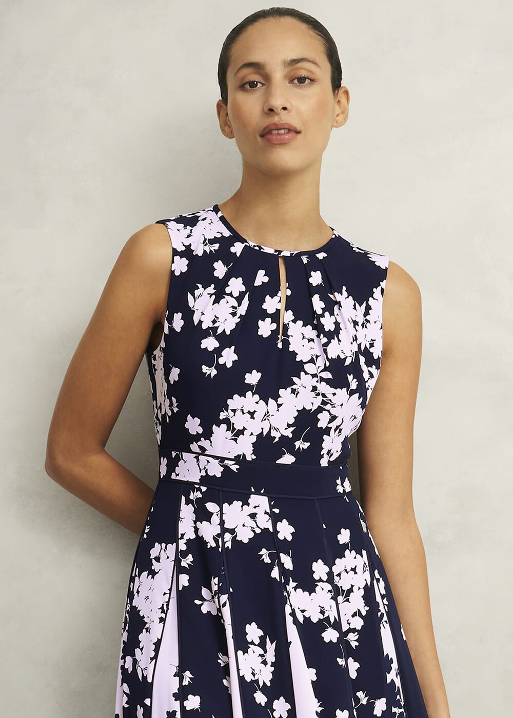 Petite Angelica Dress, Midnight Pink, hi-res