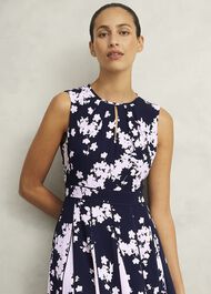 Petite Angelica Dress, Midnight Pink, hi-res
