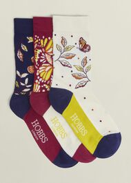 Butterfly Sock Set, Multi, hi-res