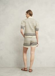 Suri Shorts, Cream Navy, hi-res