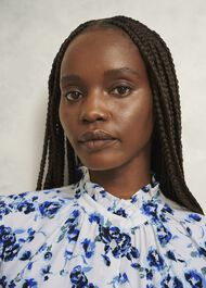 Elspeth Blouse, Ivory Multi, hi-res