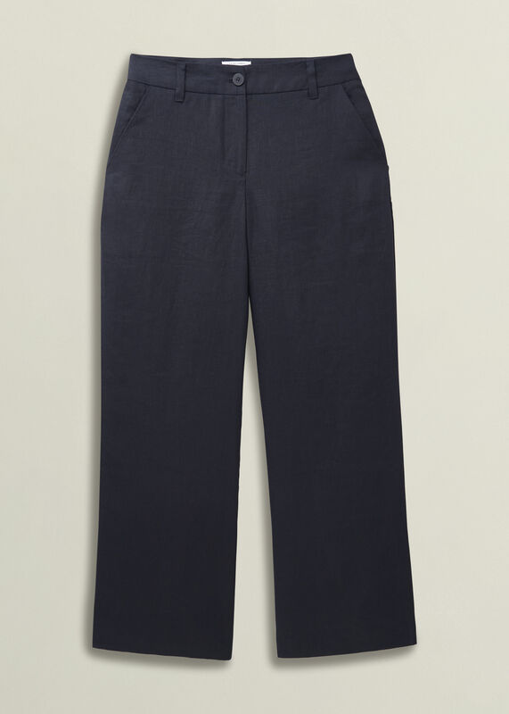Petite Lynn Linen Trousers