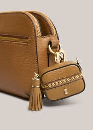 Carlton Earphone Case, Tan, hi-res