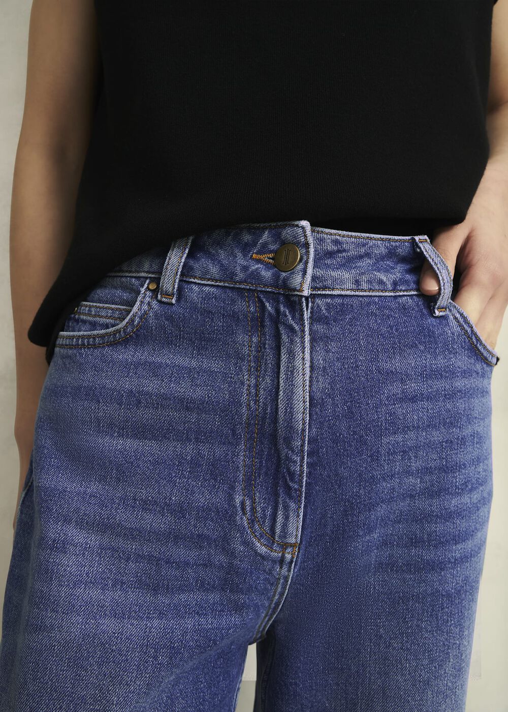 Bowood Straight Jeans, Mid Wash, hi-res