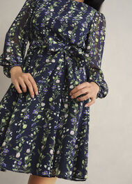 Emilia Dress, Midnight Multi, hi-res