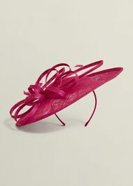 Freya Fascinator, Zinnia Pink, hi-res