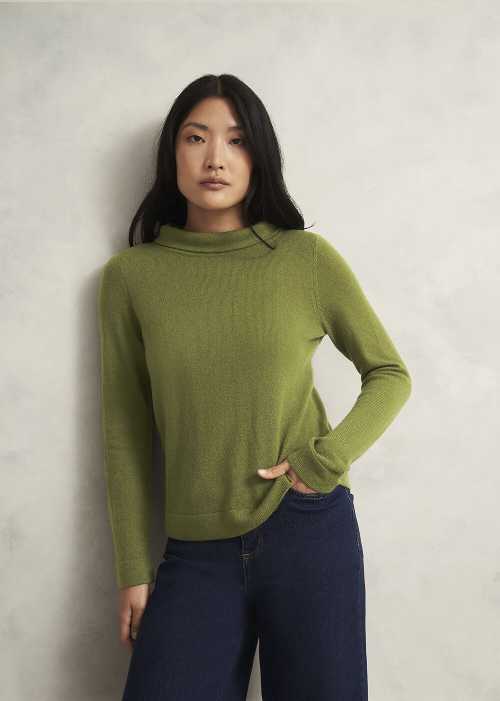 Audrey Sweater, Moss Green, hi-res