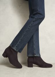 Evelyn Ankle Boots, Chocolate Brown, hi-res