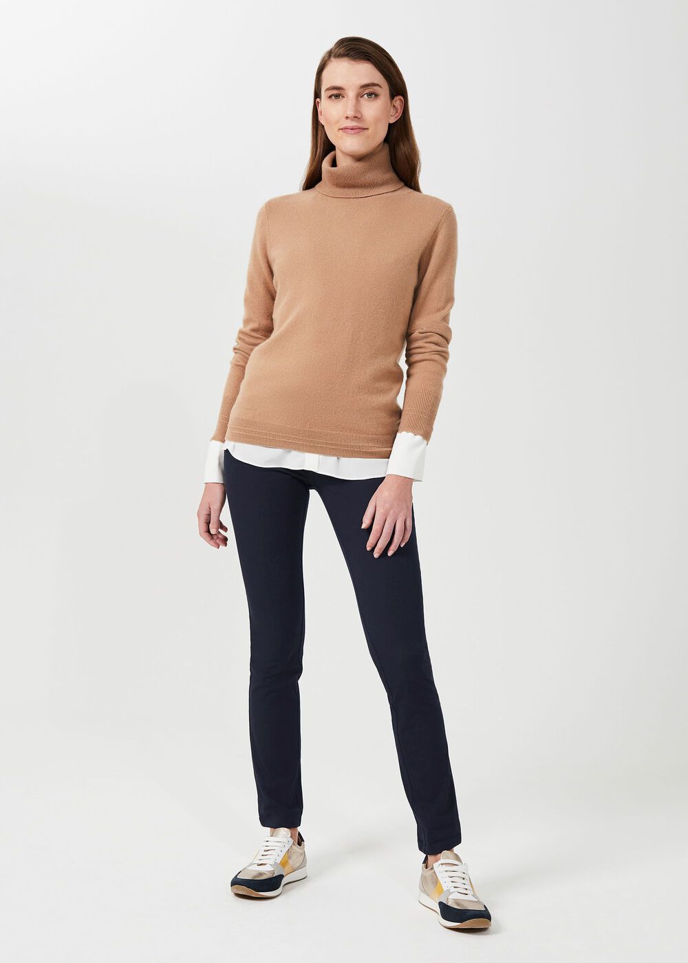 Amanda Skinny Jeans With Stretch, True Navy, hi-res