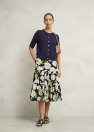 Dorothea Skirt, Navy Multi, hi-res