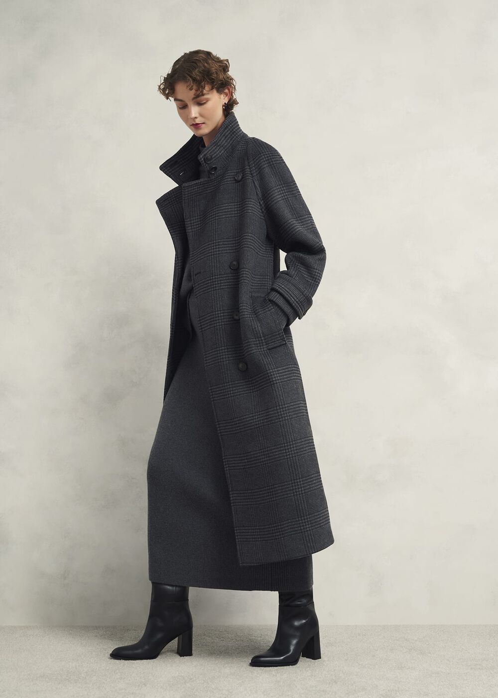 Peckworth Coat With Wool, Grey Multi, hi-res