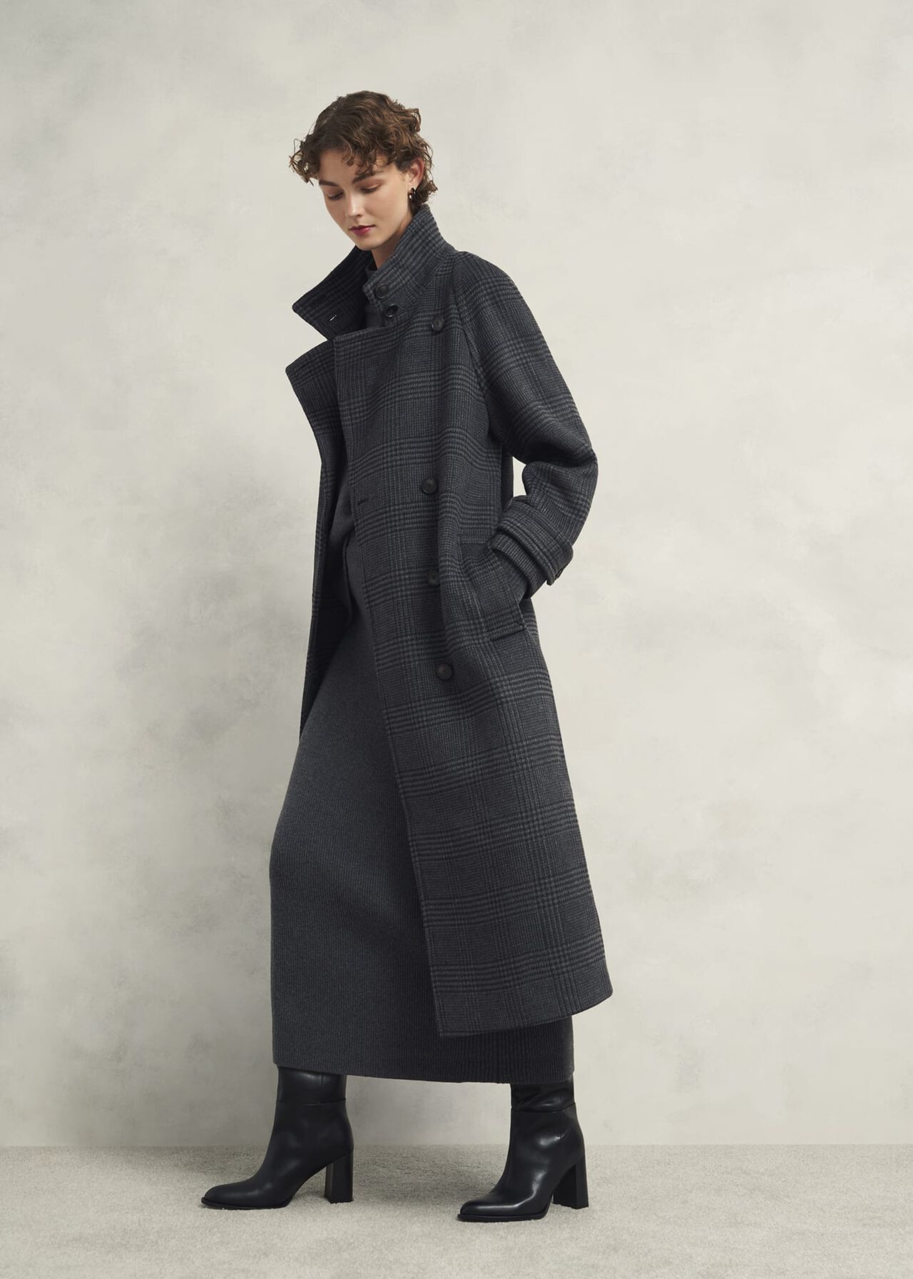 Peckworth Coat With Wool, Grey Multi, hi-res